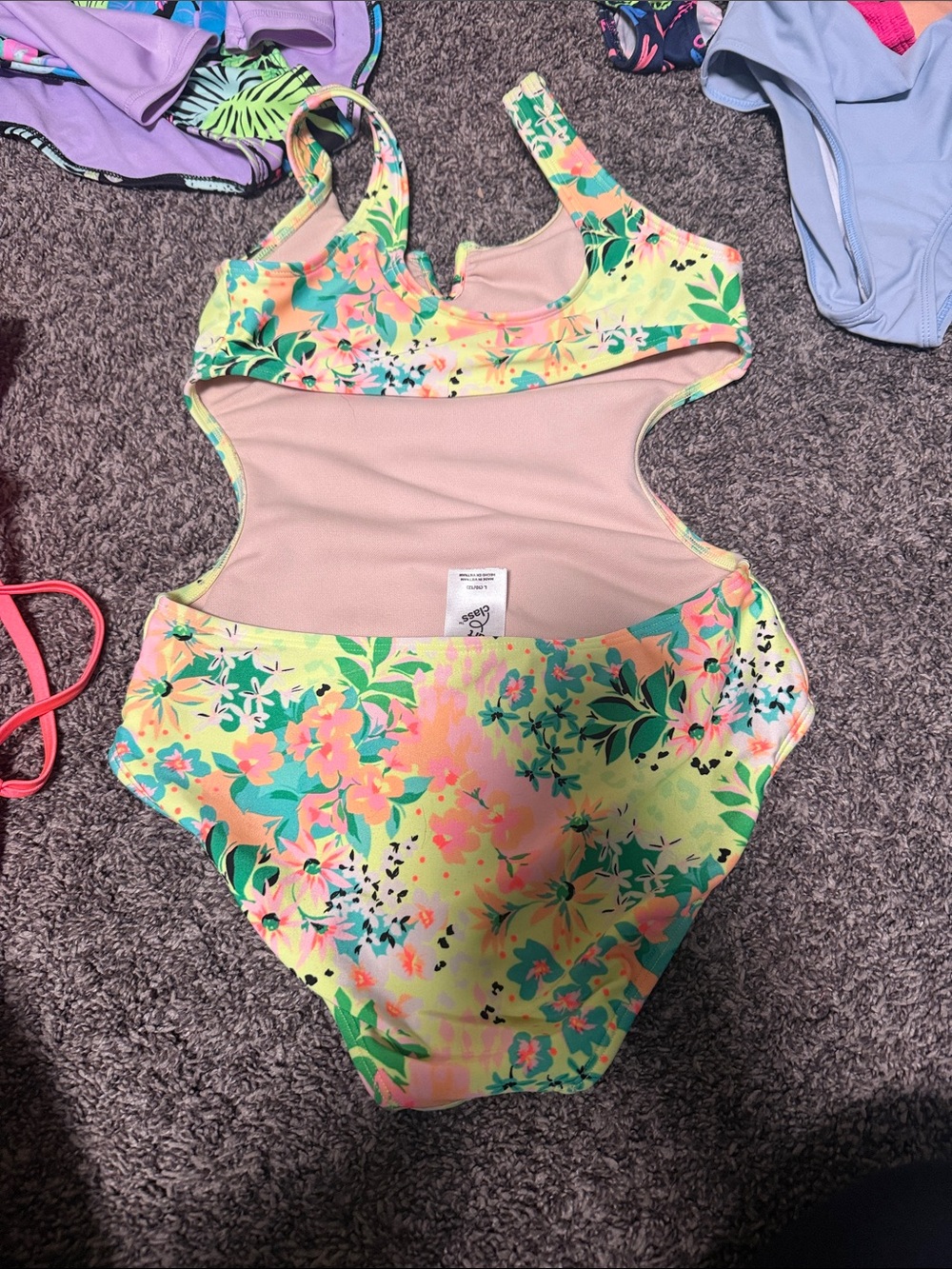 10 piece : Girls swim suit bundle! Size 10/12 w/ 3 swim cover ups! - Picture 6 of 16